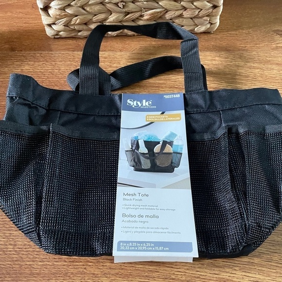Style Quick-dry Mesh Tote Black finish bag - Picture 1 of 3